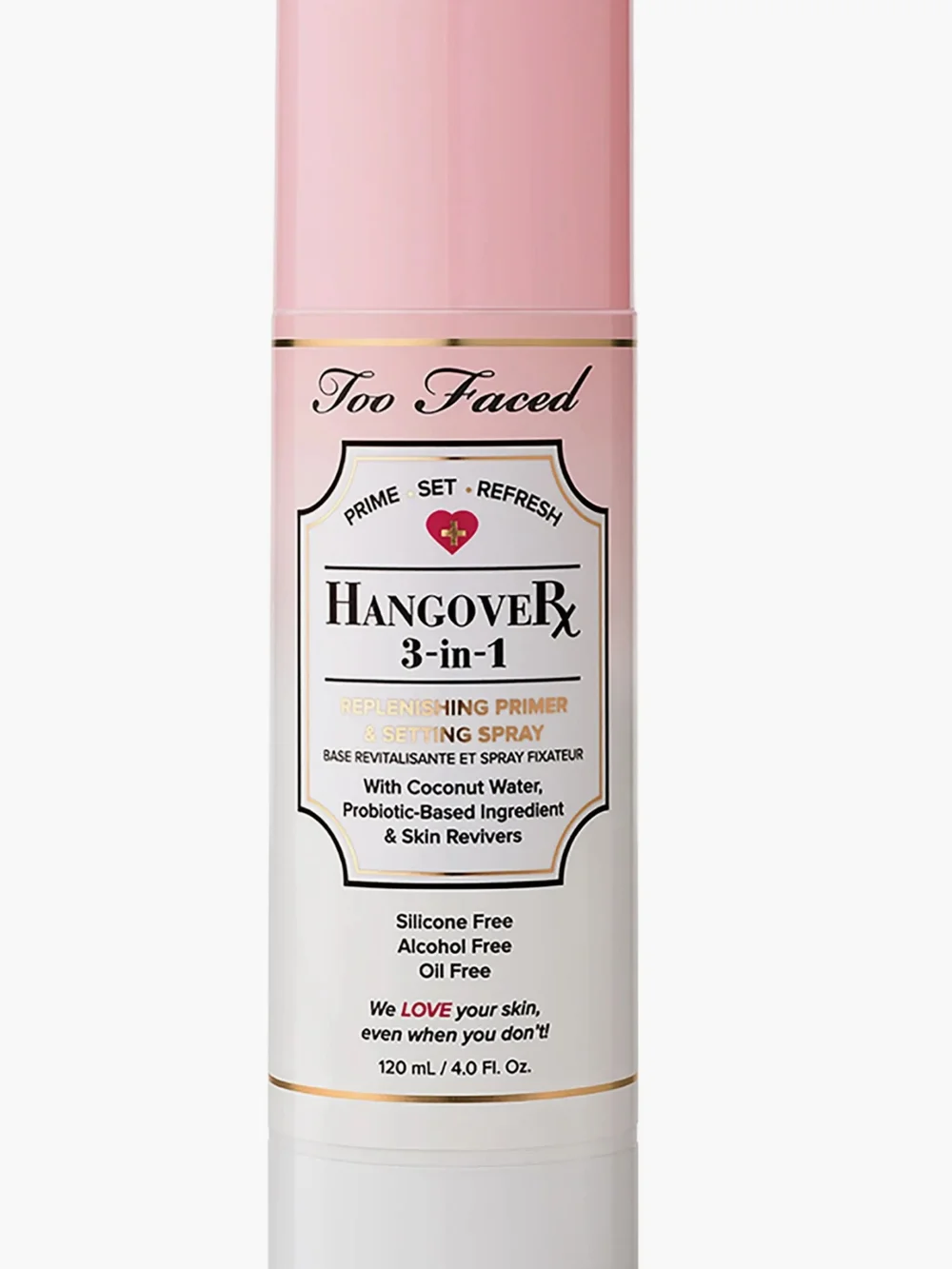 Too Faced Hangover Rx 3-in-1 Replenishing Primer & Setting Spray Full Size - NIB